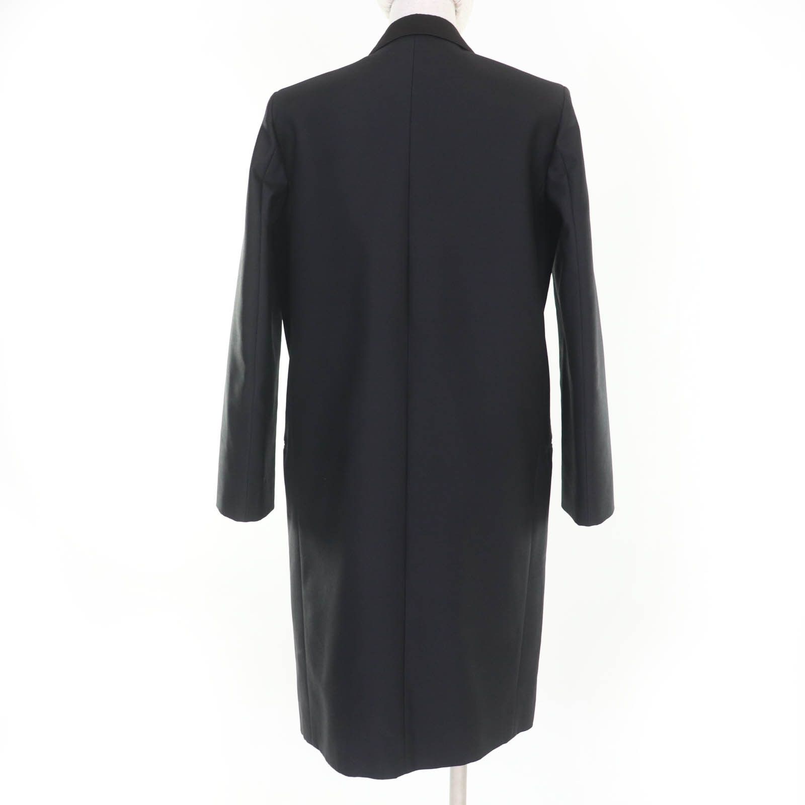 Celine Celine Celine Chesterfield Wool Coat Leather Outerwear DUTY FREE for USA Size ONE SIZE - 3 Thumbnail