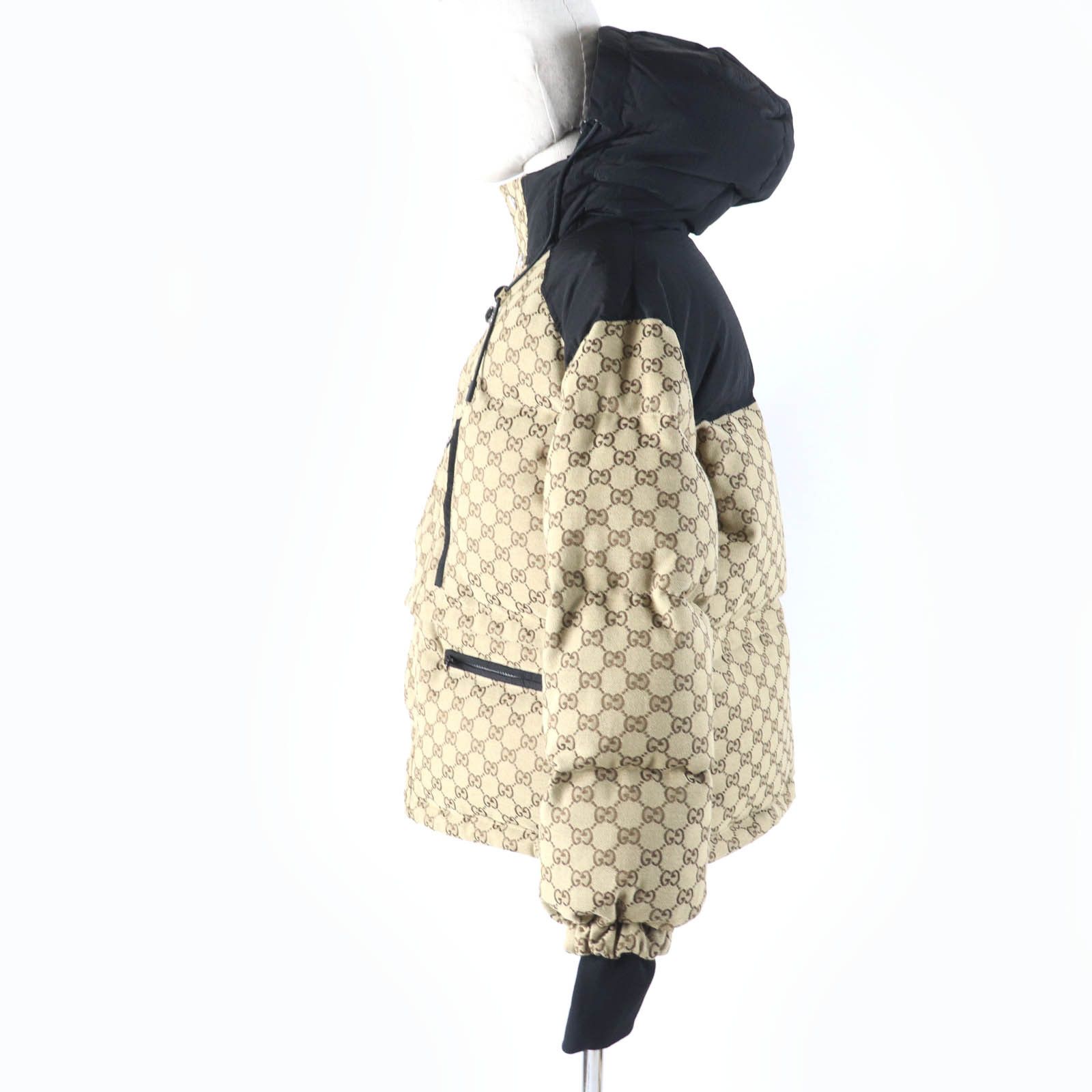 Gucci Gucci Gucci GG Canvas Down 2way Jacket Canvas Outerwear 761698 DUTY FREE for USA Size ONE SIZE - 3 Thumbnail