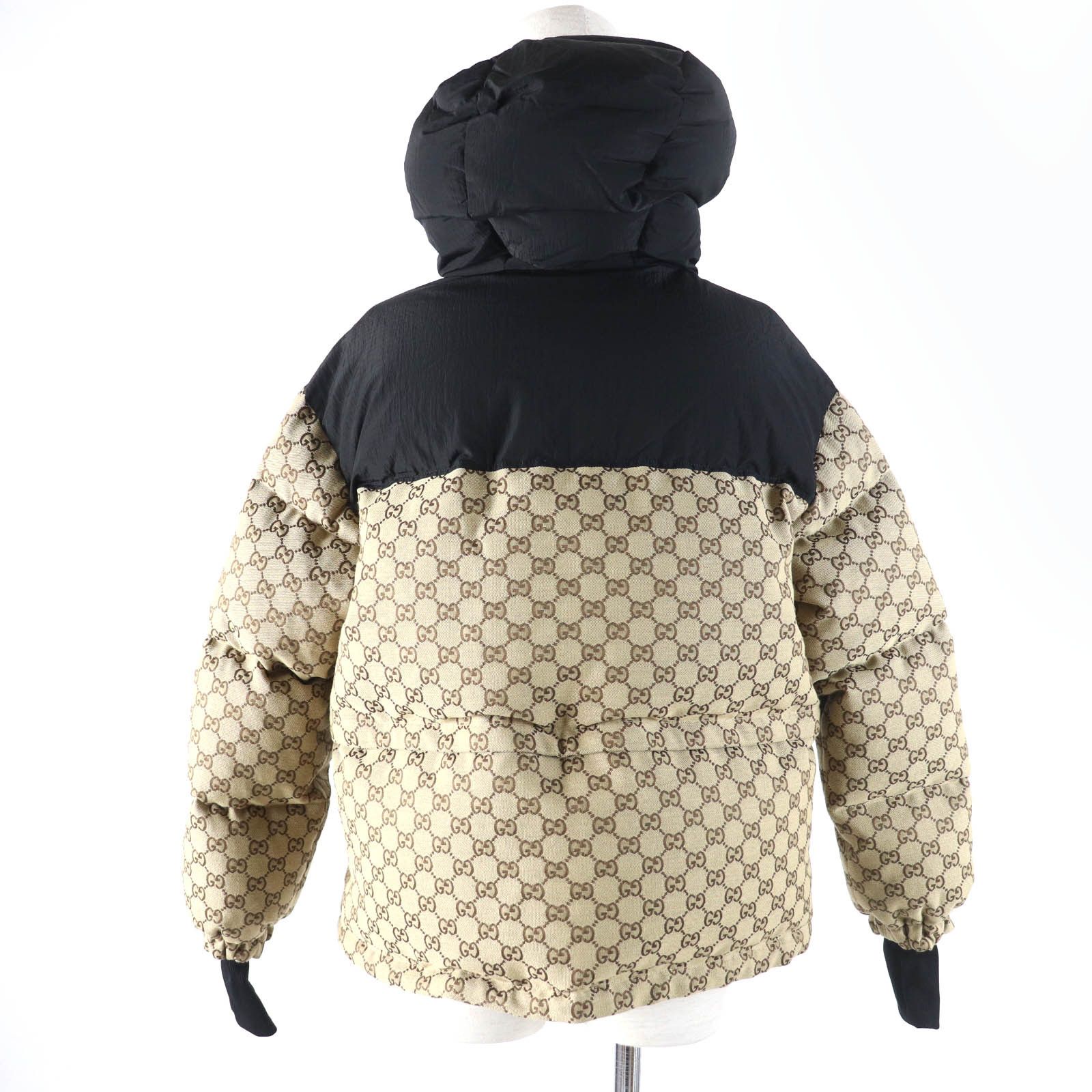 Gucci Gucci Gucci GG Canvas Down 2way Jacket Canvas Outerwear 761698 DUTY FREE for USA Size ONE SIZE - 4 Thumbnail