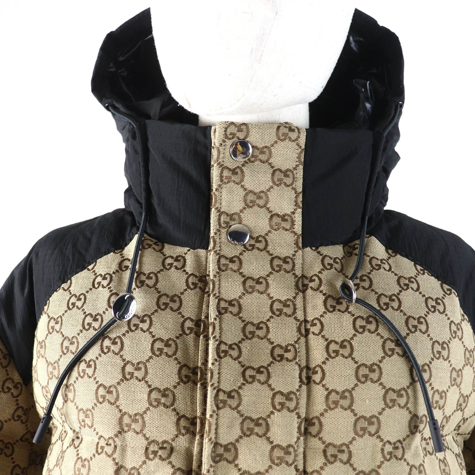 Gucci Gucci Gucci GG Canvas Down 2way Jacket Canvas Outerwear 761698 DUTY FREE for USA Size ONE SIZE - 5 Thumbnail