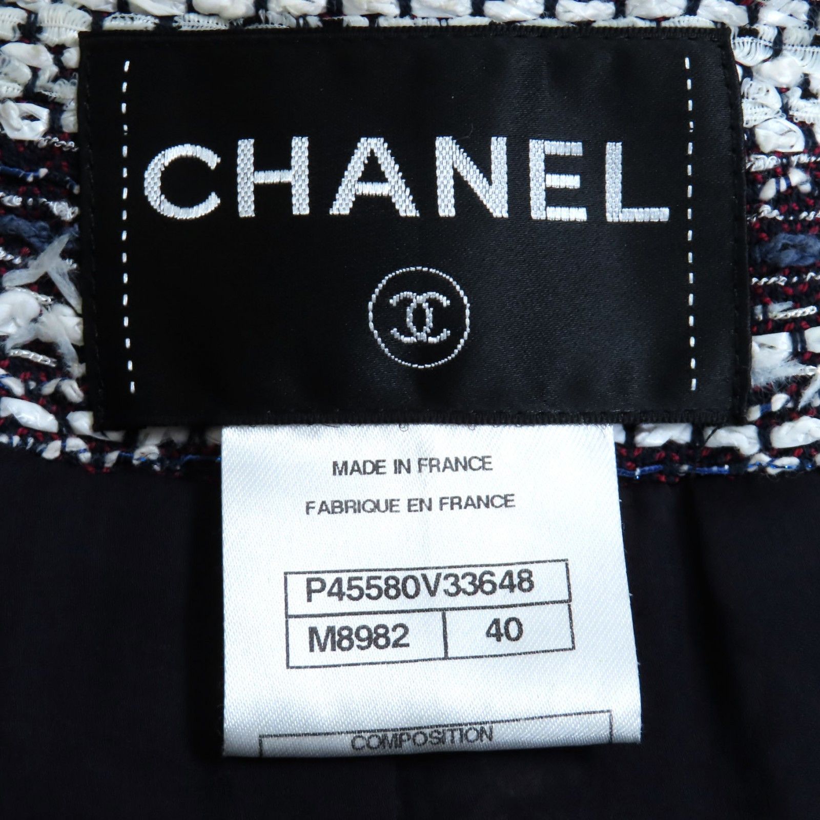 Chanel Chanel Chanel P45580V33648 Cotton Collarless Jacket Cotton Outerwear P45580V33648 DUTY FREE for USA Size ONE SIZE - 8 Thumbnail