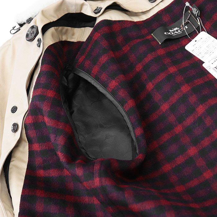 Coach Coach Coach TRENCH W WOOL LINER Wool Trench Coat Cotton Outerwear TRENCHWWOOLLINER DUTY FREE for USA Size ONE SIZE - 11 Thumbnail