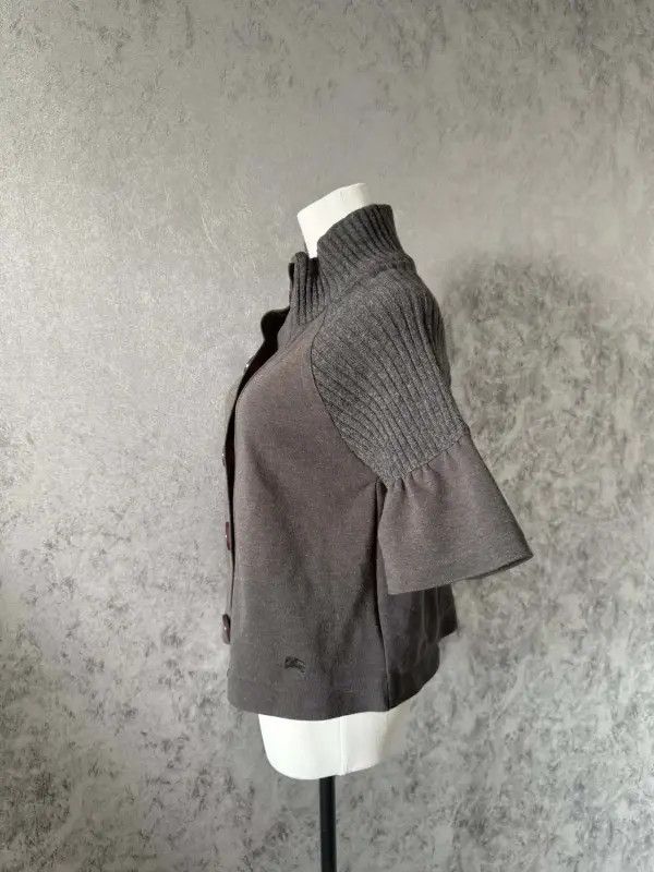 Burberry Burberry Gray Short Cardigan for Women Size M / US 6-8 / IT 42-44 - 4 Thumbnail