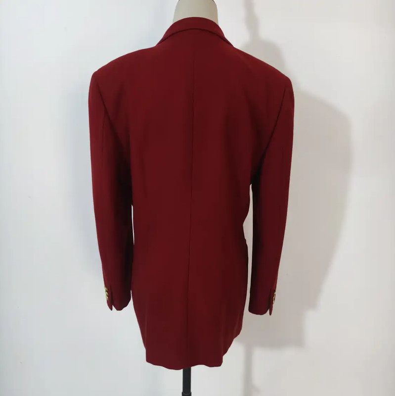 Burberry Burberry Red Wool Women's Long Sleeve Cardigan Size M / US 6-8 / IT 42-44 - 5 Thumbnail