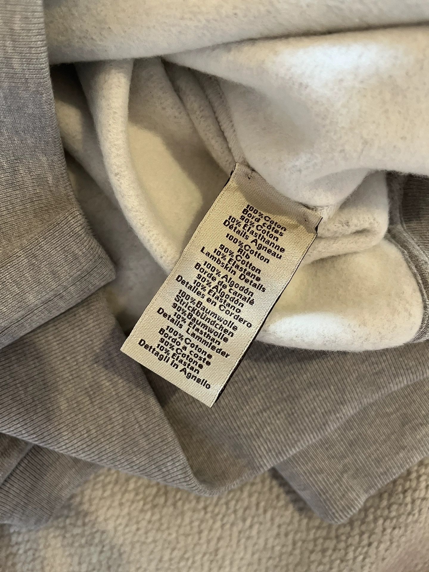 Hermes Hermes Men's Gray Horse Head Patchwork Sweatshirt - dmc Size US M / EU 48-50 / 2 - 4 Thumbnail