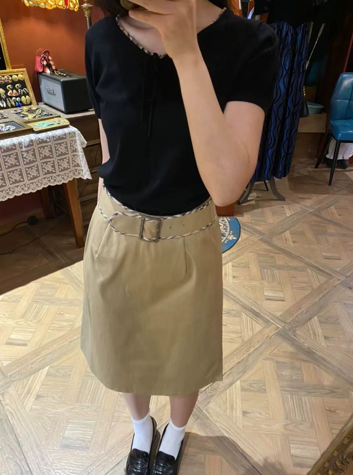 Burberry Burberry Belted Skirt - dmc Size US 28 / EU 44 - 6 Thumbnail
