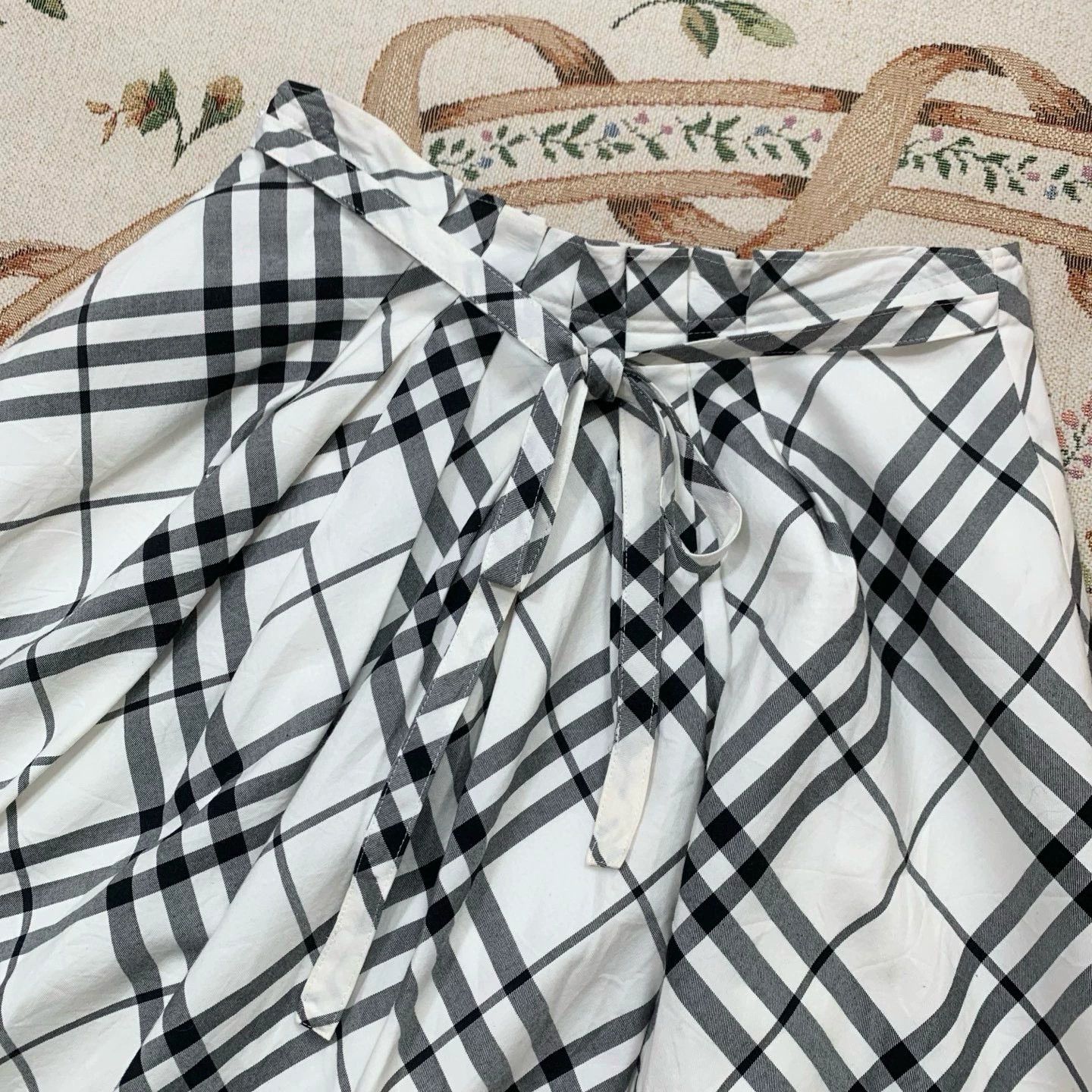 Burberry Burberry Vintage Plaid Cotton Skirt - dmc Size US 26 / EU 42 - 2 Thumbnail