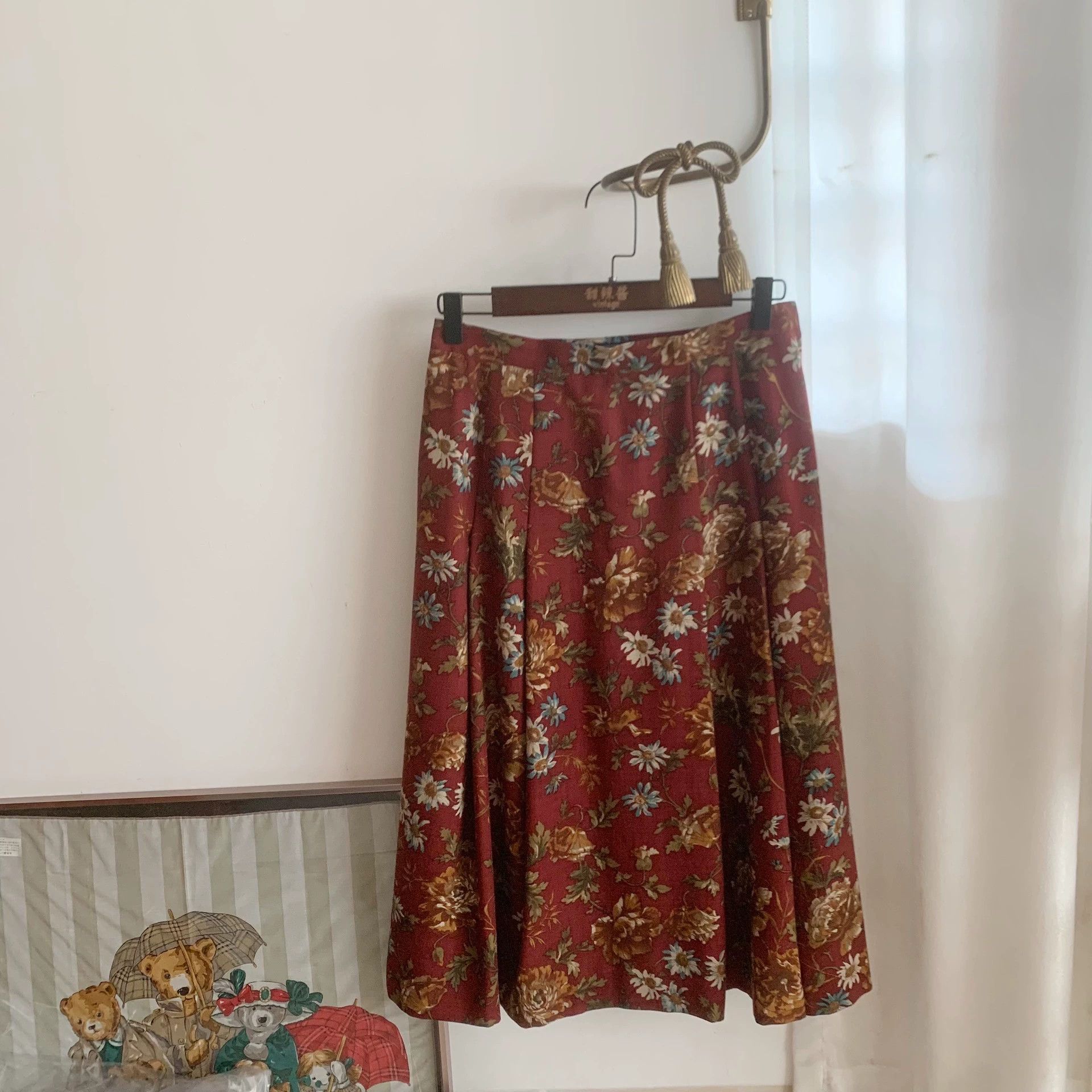 Burberry Burberry Vintage Floral Wool Skirt - dmc Size US 30 / EU 46 - 6 Thumbnail