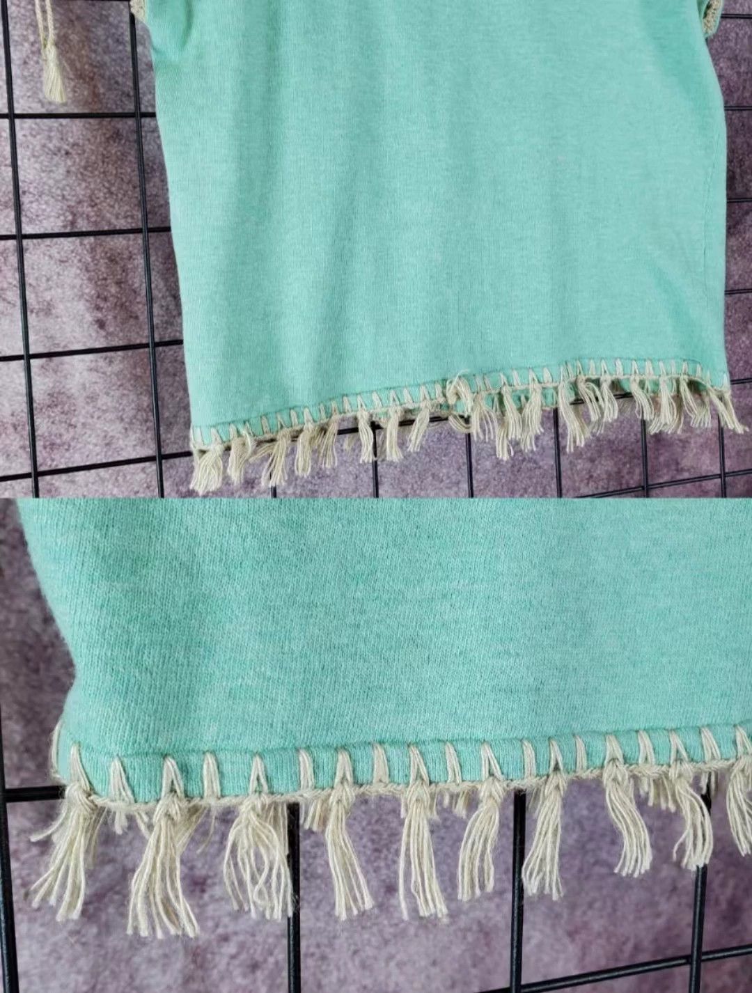 Burberry Vintage Burberry Crochet Short Sleeve Top - dmc Size US M / EU 48-50 / 2 - 7 Thumbnail