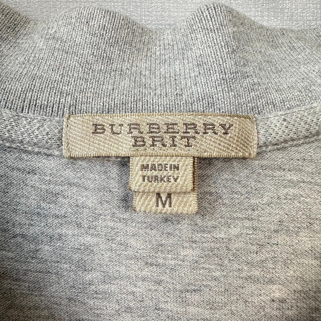 Burberry Burberry Gray Short Sleeve Polo M - dmc Size US M / EU 48-50 / 2 - 3 Thumbnail