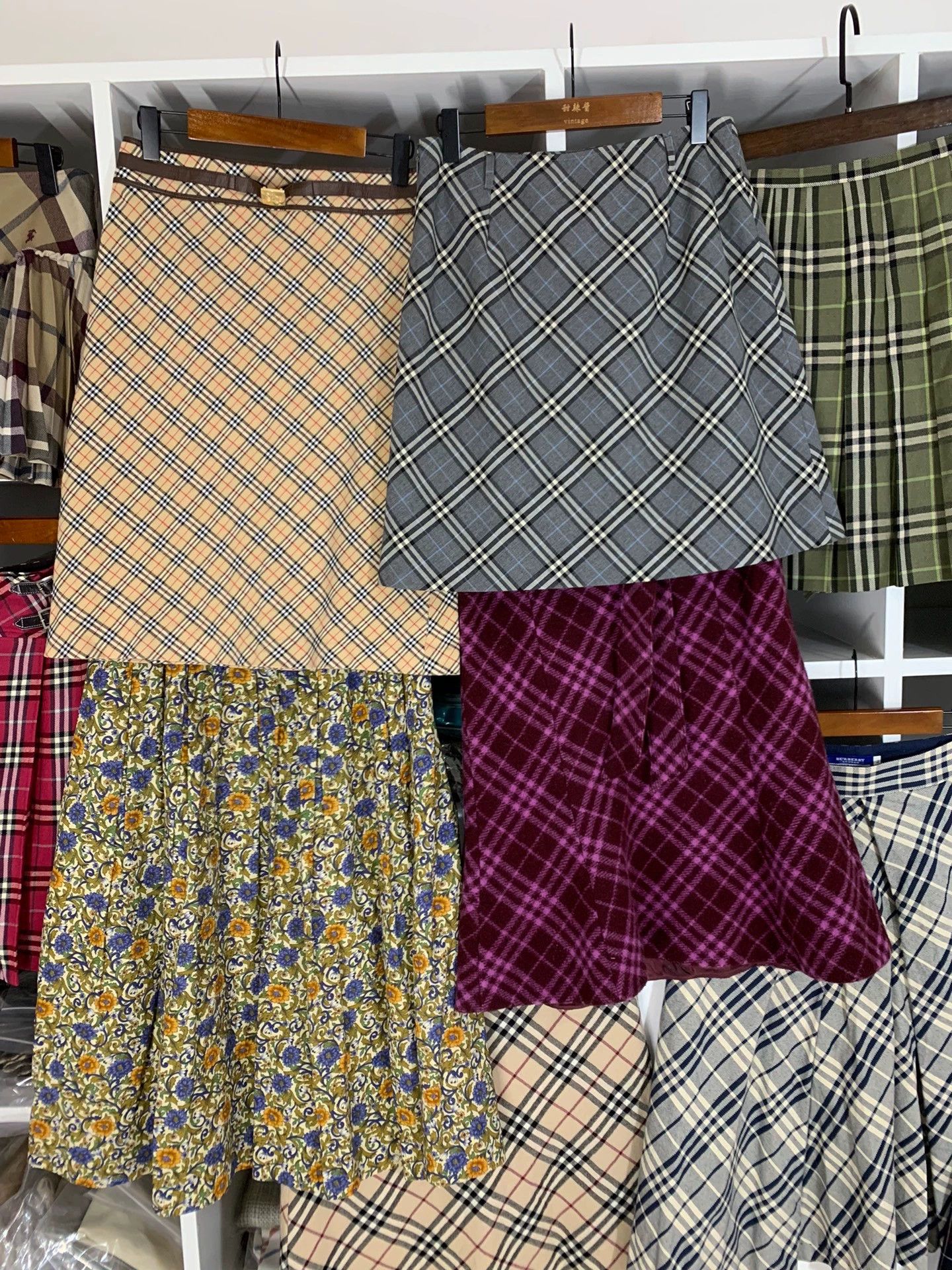 Burberry Burberry Purple Plaid Belted Skirt - dmc Size US 28 / EU 44 - 8 Thumbnail