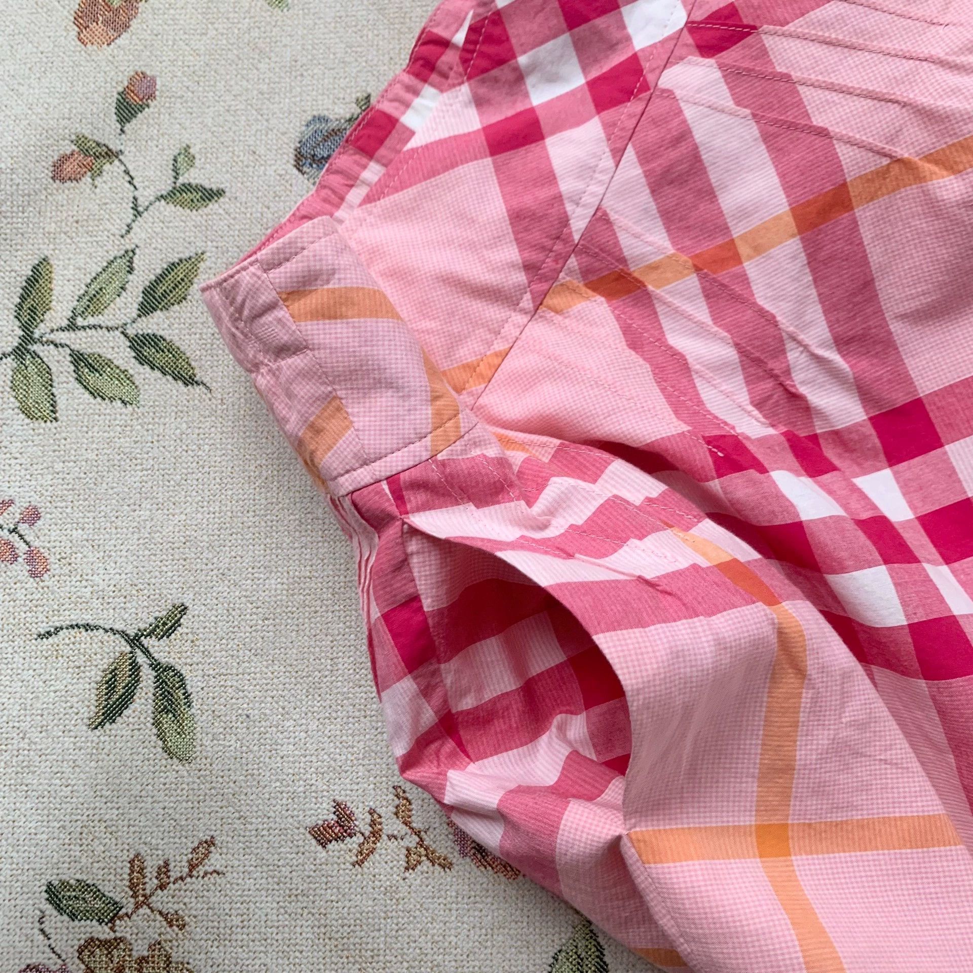 Burberry Burberry Pink Plaid Skirt - dmc Size US 27 - 7 Thumbnail