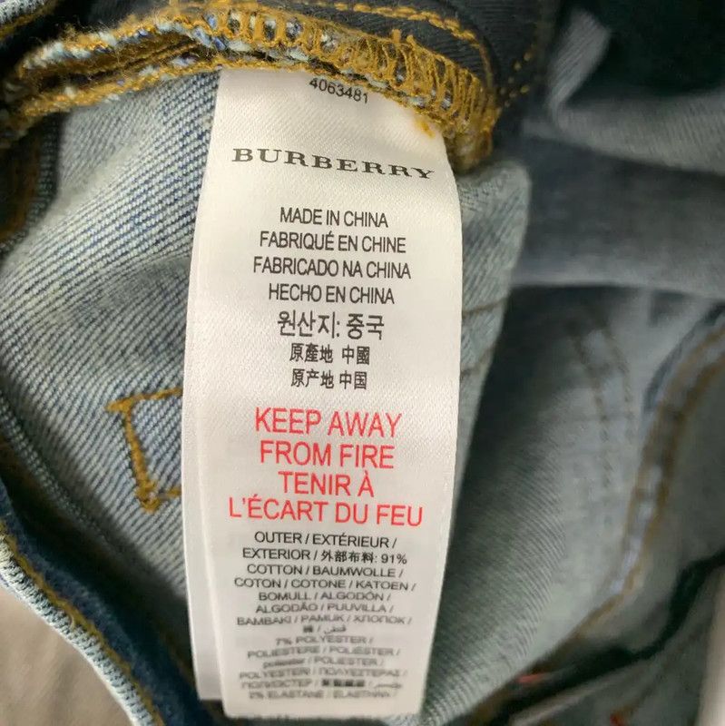 Burberry Burberry Men's Casual Pants in Deep Blue Size US 30 / EU 46 - 4 Thumbnail