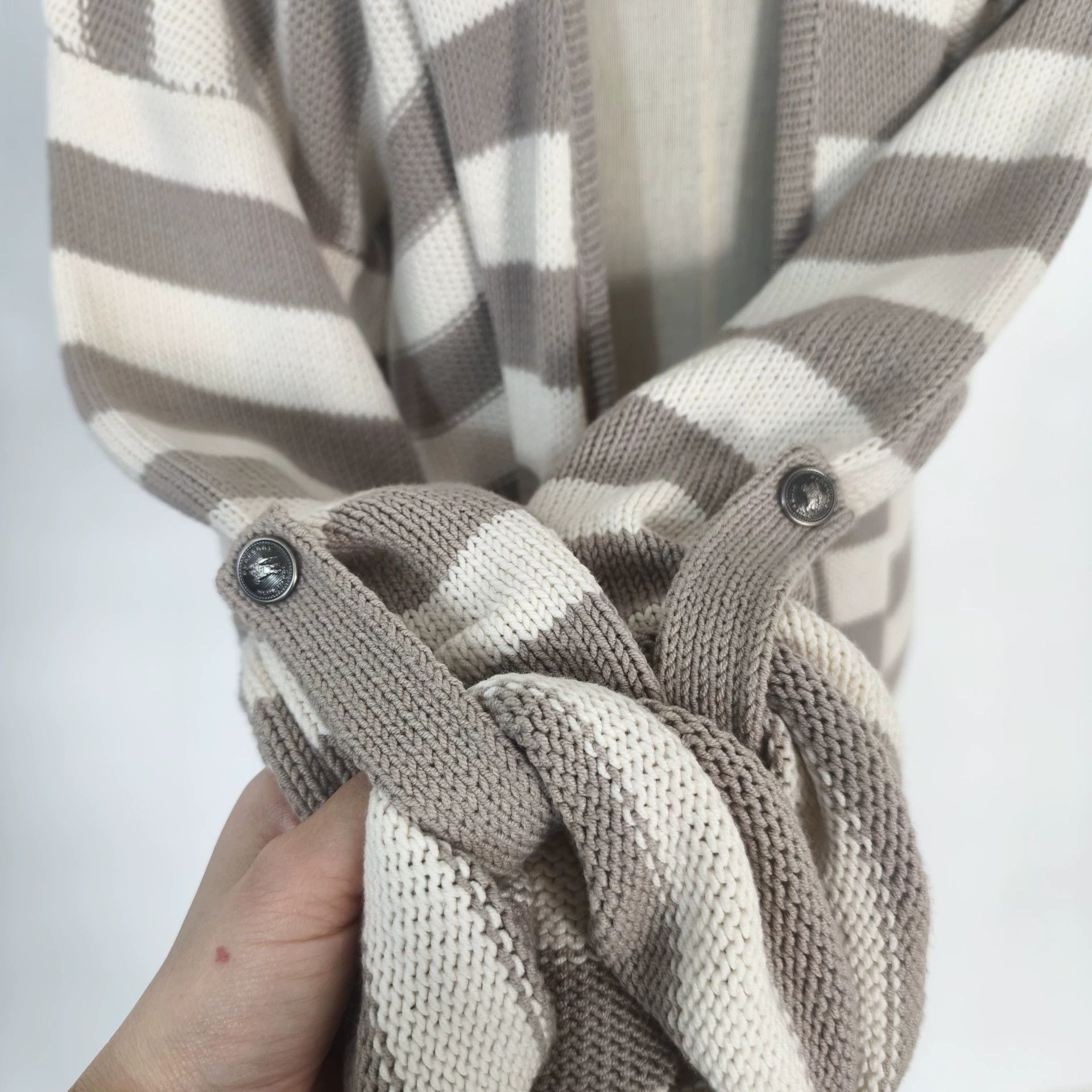 Burberry Vintage Burberry Striped Cardigan - dmc Size US M / EU 48-50 / 2 - 7 Thumbnail