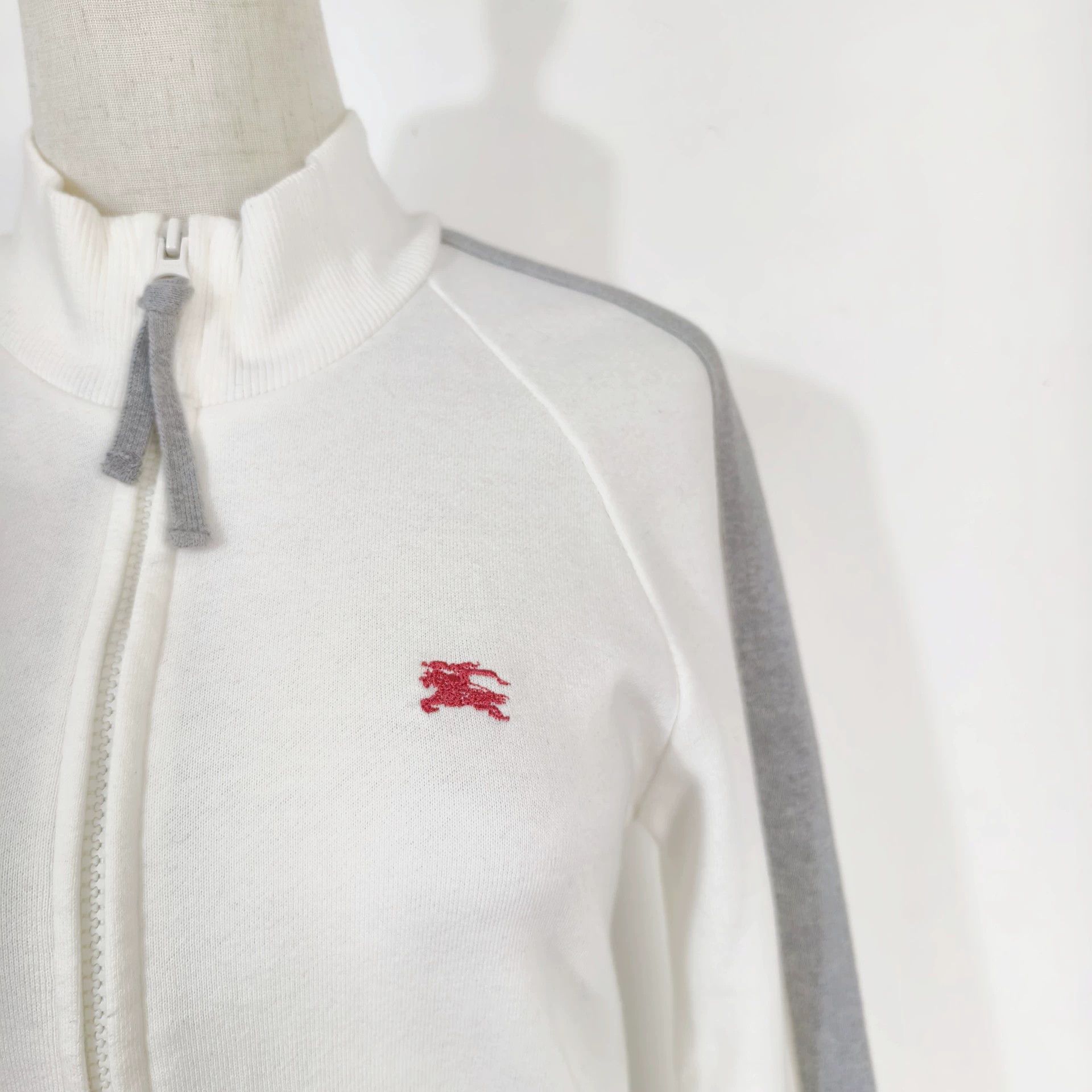 Burberry Vintage Burberry White Zip Jacket - dmc Size US M / EU 48-50 / 2 - 3 Thumbnail