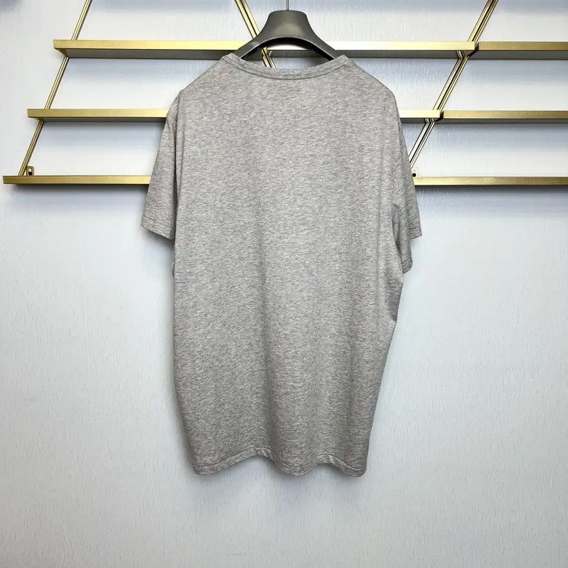 Burberry Burberry Gray Cotton Short Sleeve Shirt Size US XXL / EU 58 / 5 - 4 Thumbnail