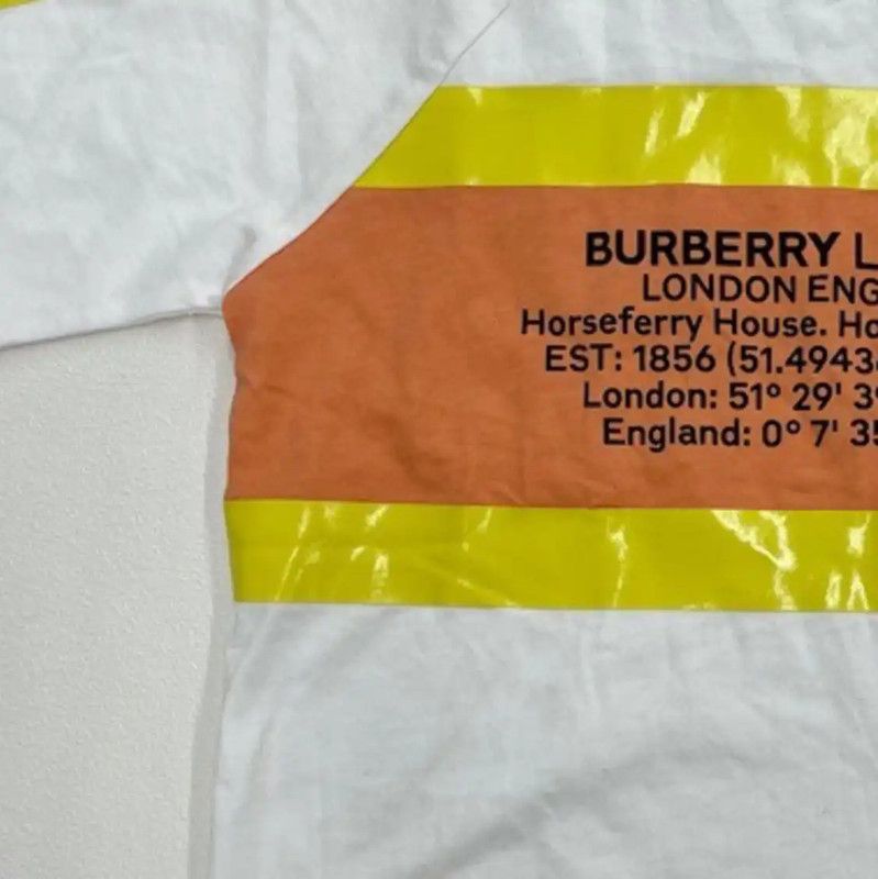 Burberry Burberry Limited Men's White Cotton T-Shirt Size US M / EU 48-50 / 2 - 3 Thumbnail