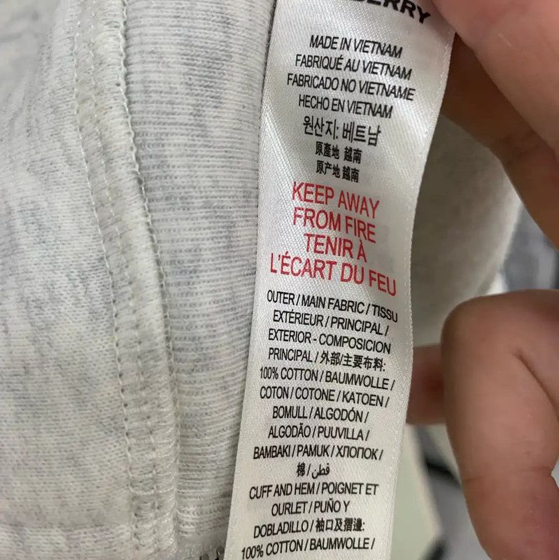 Burberry Burberry Light Gray Cotton Men's Jacket Size US M / EU 48-50 / 2 - 4 Thumbnail