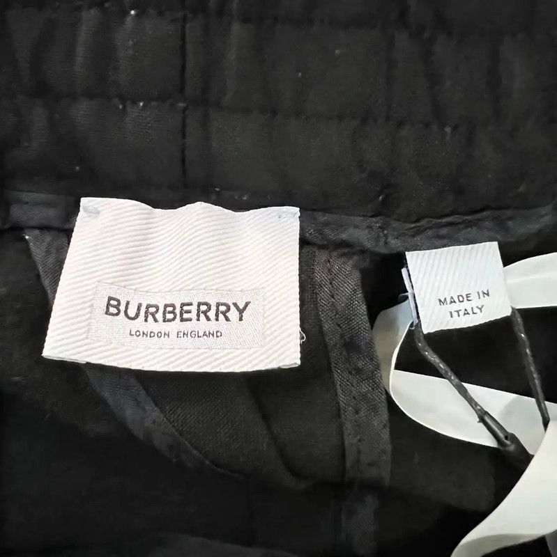 Burberry Burberry Black Cotton Men's Casual Pants Size US 30 / EU 46 - 3 Thumbnail
