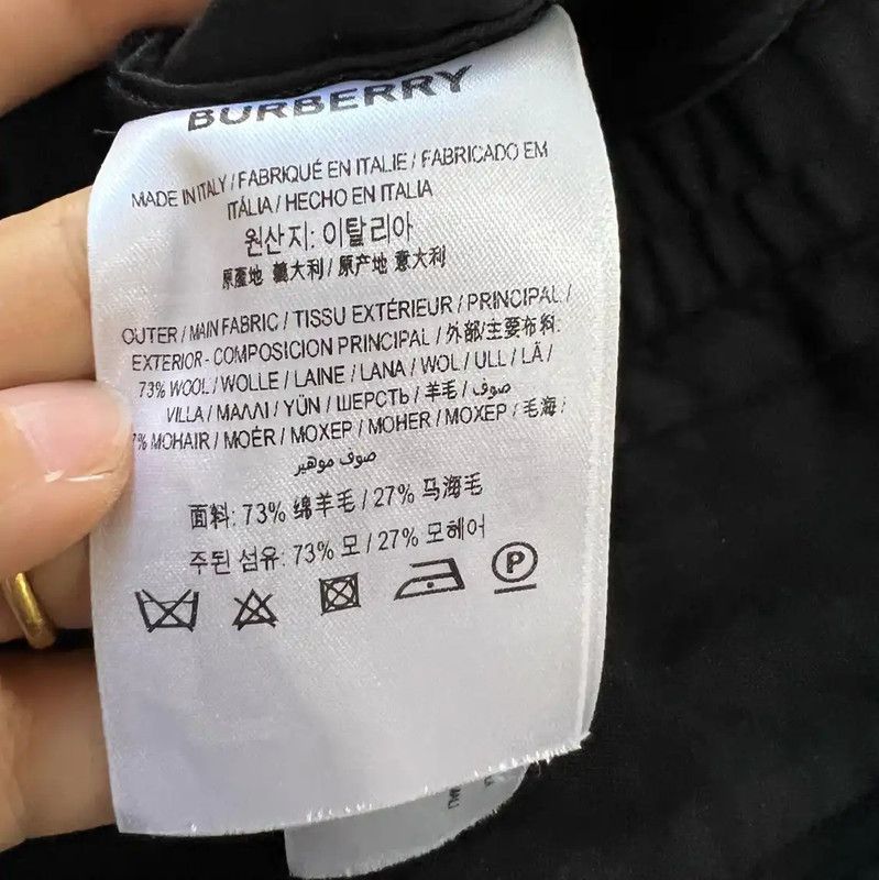 Burberry Burberry Black Cotton Men's Casual Pants Size US 30 / EU 46 - 4 Thumbnail