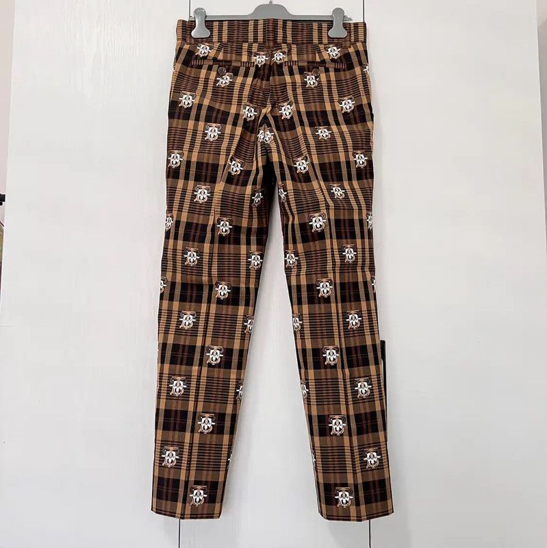 Burberry Burberry M Size Multicolor Wool Blend Casual Pants Size US 30 / EU 46 - 5 Thumbnail