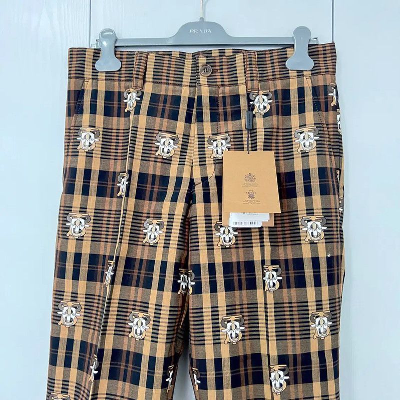 Burberry Burberry M Size Multicolor Wool Blend Casual Pants Size US 30 / EU 46 - 2 Thumbnail