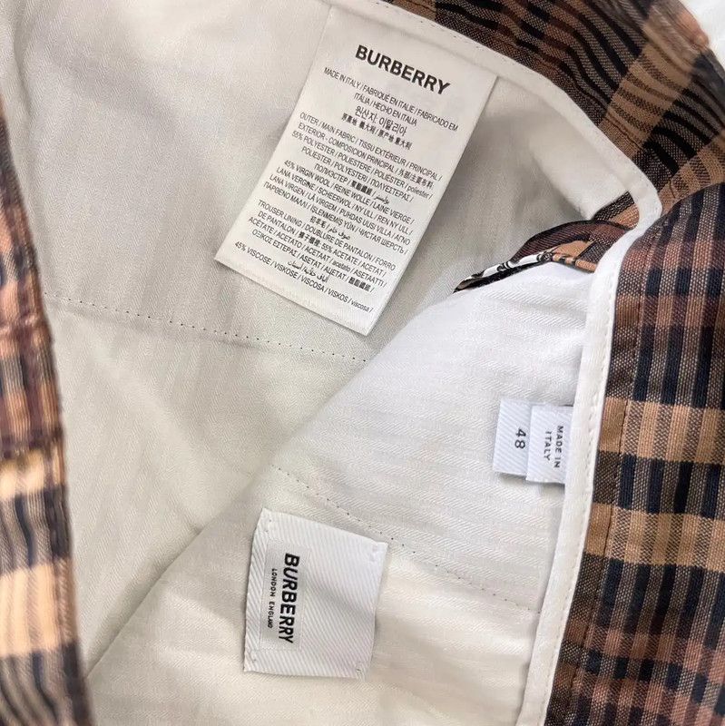 Burberry Burberry M Size Multicolor Wool Blend Casual Pants Size US 30 / EU 46 - 4 Thumbnail