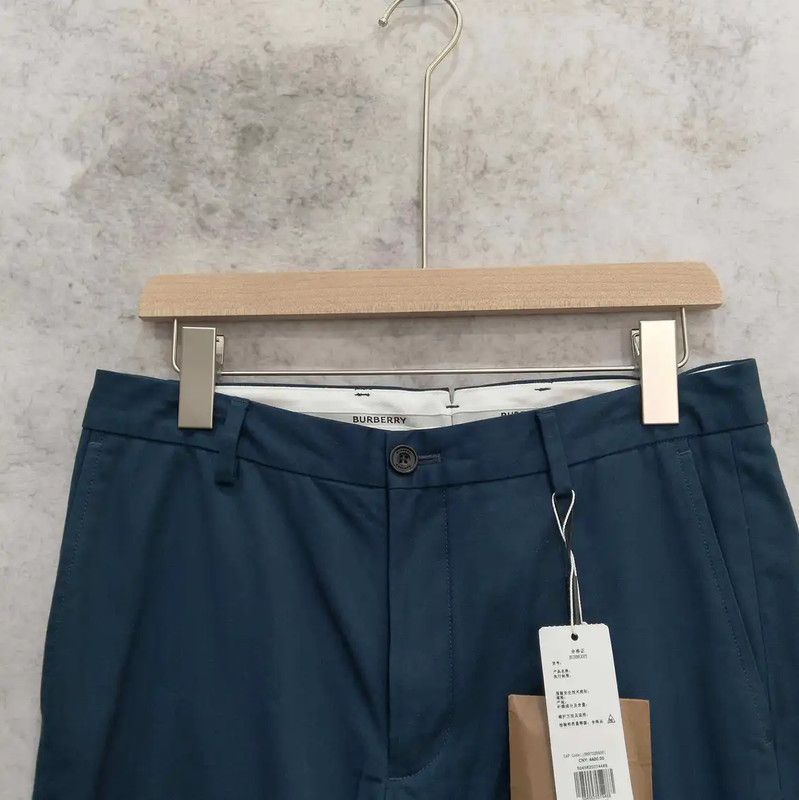 Burberry Burberry Lake Blue Cotton Casual Pants Size US 34 / EU 50 - 3 Thumbnail