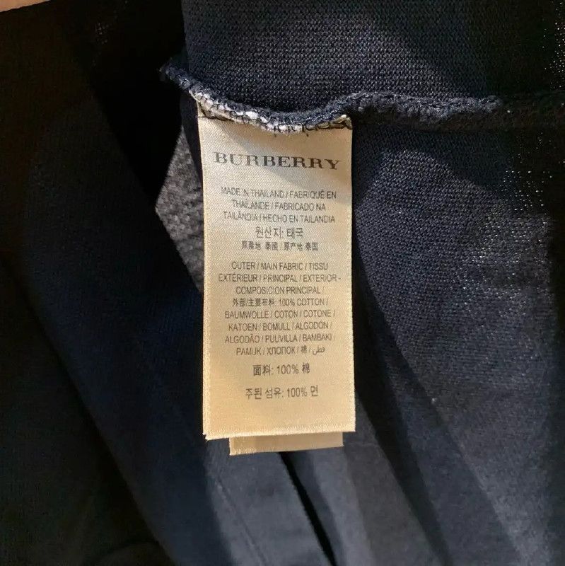 Burberry Burberry Black Cotton Men's Polo Shirt Size US XXL / EU 58 / 5 - 7 Thumbnail