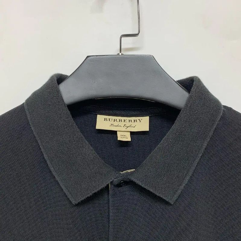 Burberry Burberry Black Cotton Men's Polo Shirt Size US XXL / EU 58 / 5 - 8 Thumbnail