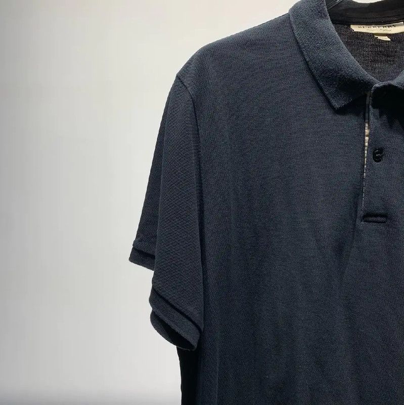 Burberry Burberry Black Cotton Men's Polo Shirt Size US XXL / EU 58 / 5 - 5 Thumbnail