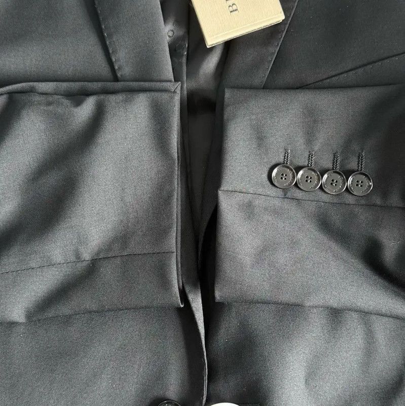 Burberry Burberry Black Cotton Men's Jacket Size US M / EU 48-50 / 2 - 5 Thumbnail