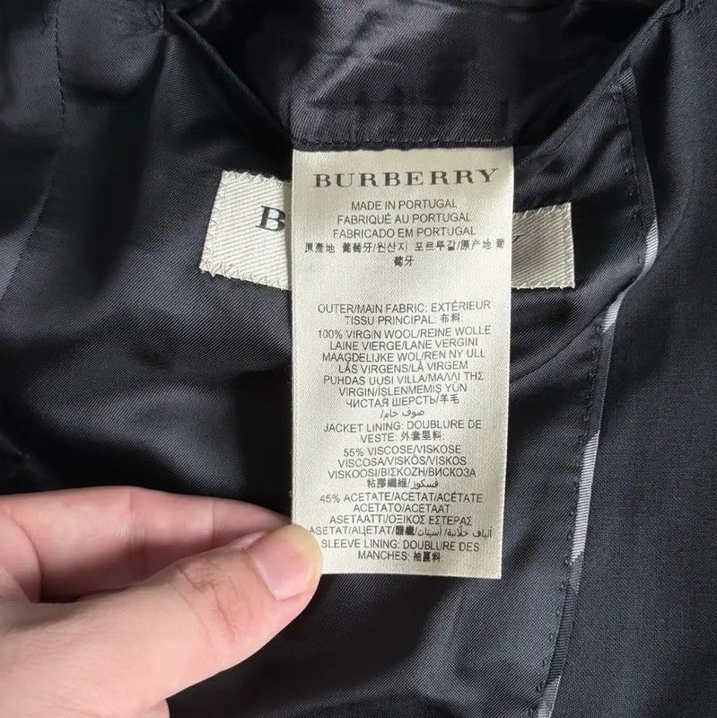 Burberry Burberry Black Cotton Men's Jacket Size US M / EU 48-50 / 2 - 7 Thumbnail