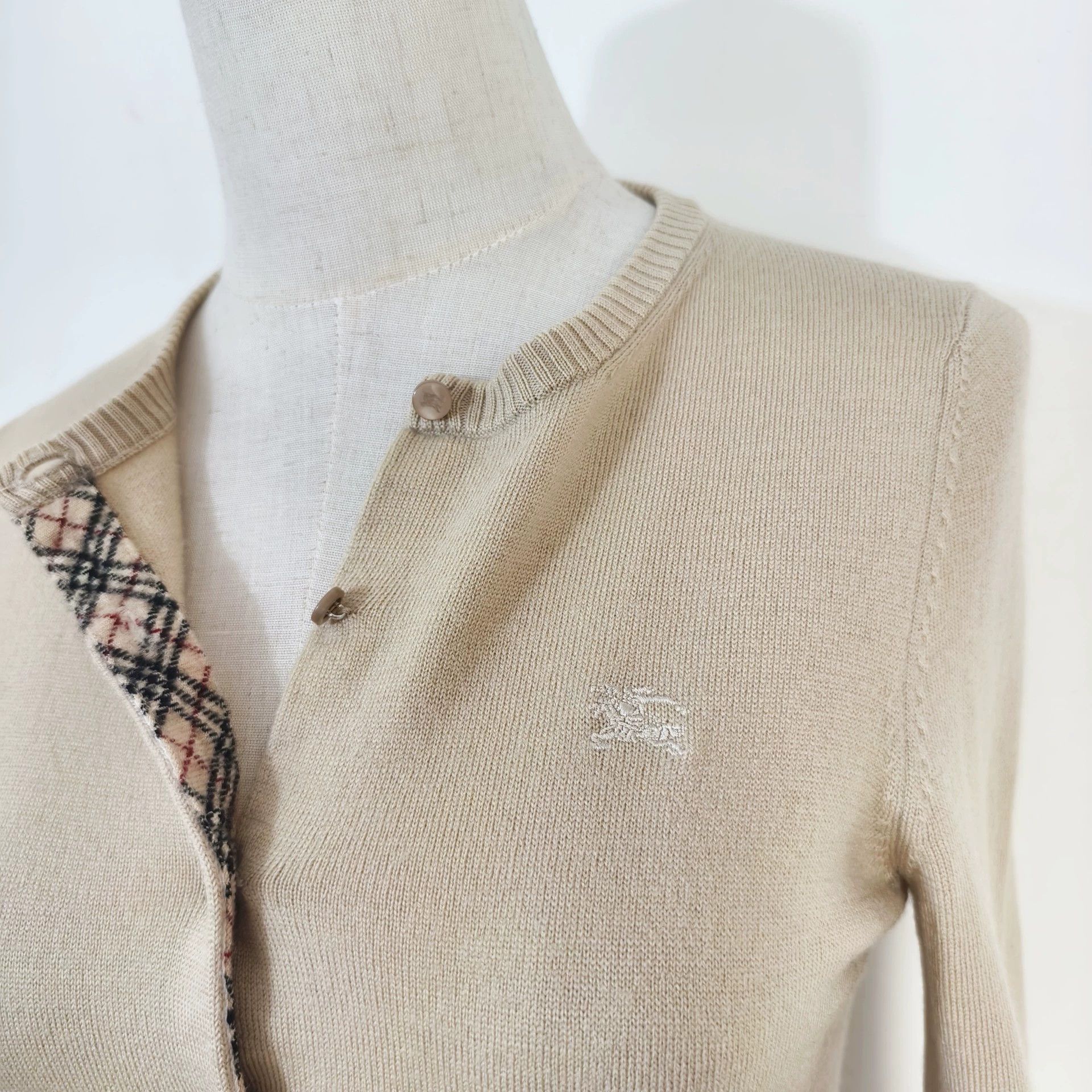 Burberry Vintage Burberry Knit Cardigan - dmc Size US S / EU 44-46 / 1 - 2 Thumbnail