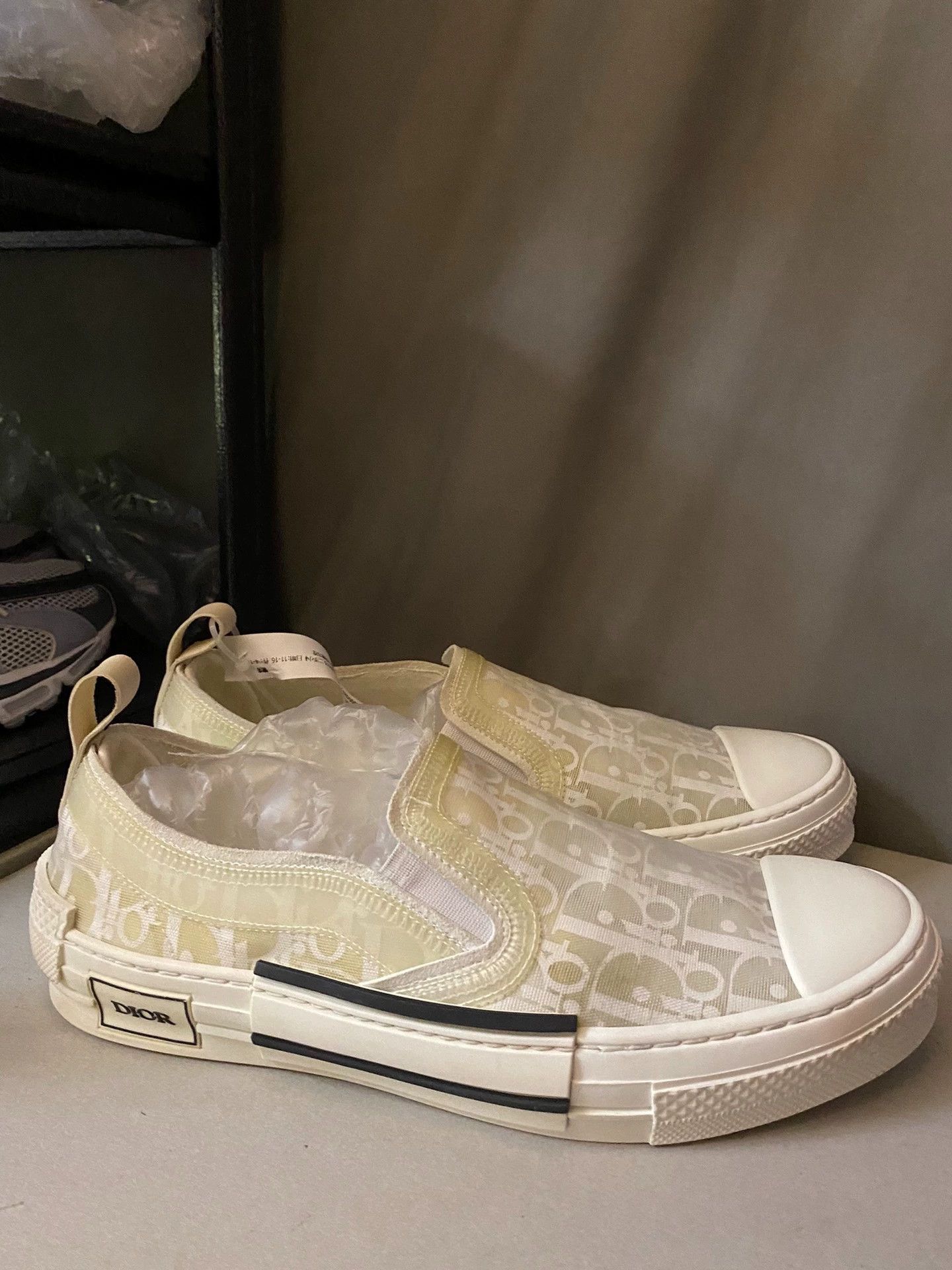 Dior Dior Men's B24 Lowtop Logo Sneakers - dmc Size US 10 / EU 43 - 3 Thumbnail