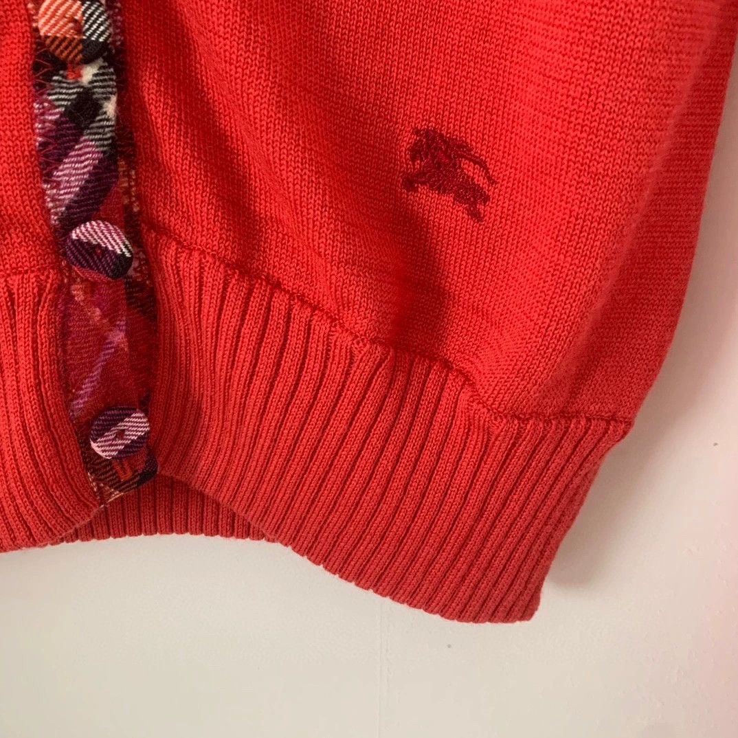 Burberry Burberry Red Wool Cardigan - dmc Size US M / EU 48-50 / 2 - 3 Thumbnail