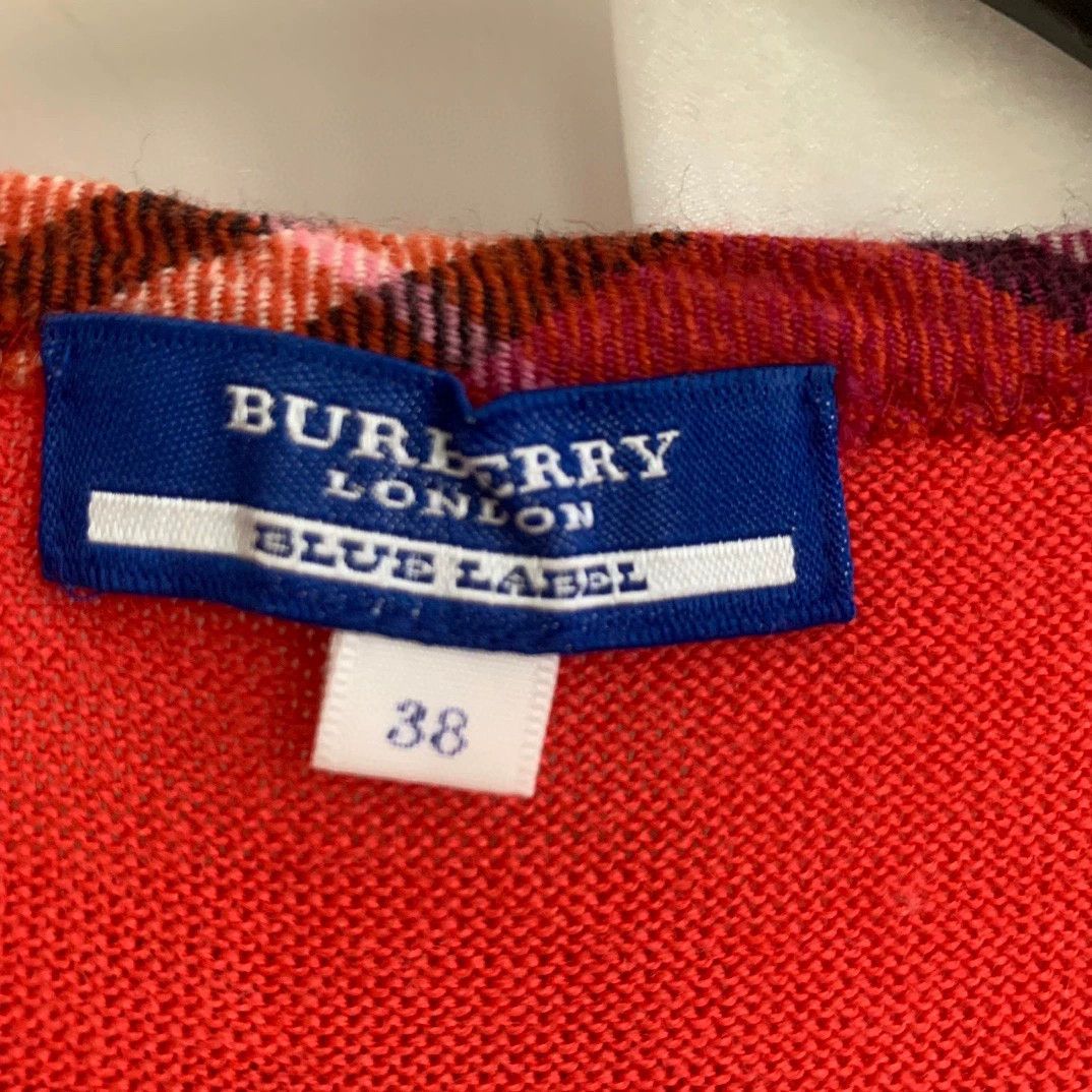 Burberry Burberry Red Wool Cardigan - dmc Size US M / EU 48-50 / 2 - 4 Thumbnail