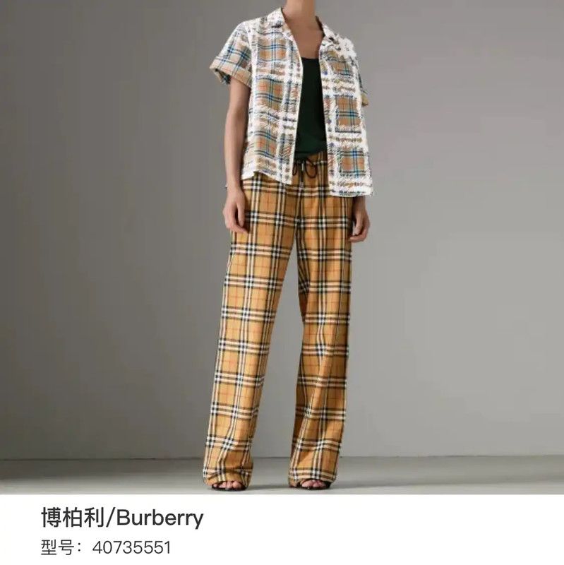 Burberry Burberry Men's Short Sleeve Plaid Shirt Size US M / EU 48-50 / 2 - 7 Thumbnail