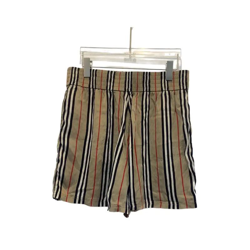 Burberry Burberry Men's Summer Khaki Stripe Shorts Size US 32 / EU 48 - 2 Thumbnail