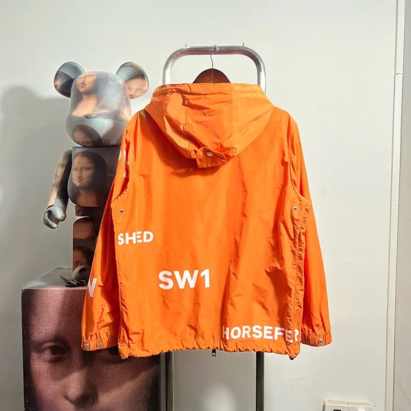 Burberry Burberry Orange Men's Lightweight Jacket Size US M / EU 48-50 / 2 - 2 Thumbnail