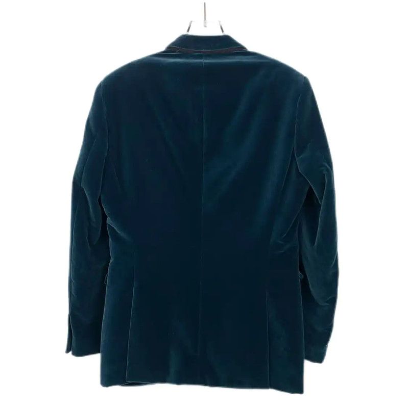 Burberry Burberry Blue Cotton Men's Blazer Size US M / EU 48-50 / 2 - 2 Thumbnail