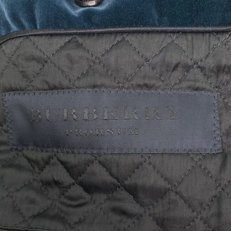 Burberry Burberry Blue Cotton Men's Blazer Size US M / EU 48-50 / 2 - 5 Thumbnail