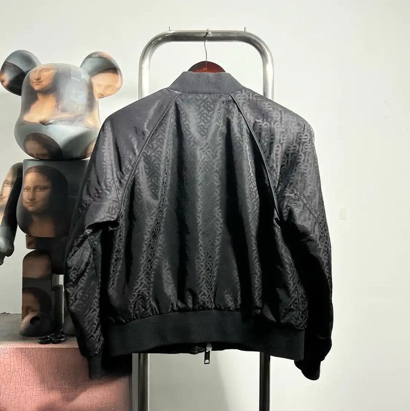 Burberry Burberry Men's Black Bomber Jacket Size US M / EU 48-50 / 2 - 2 Thumbnail