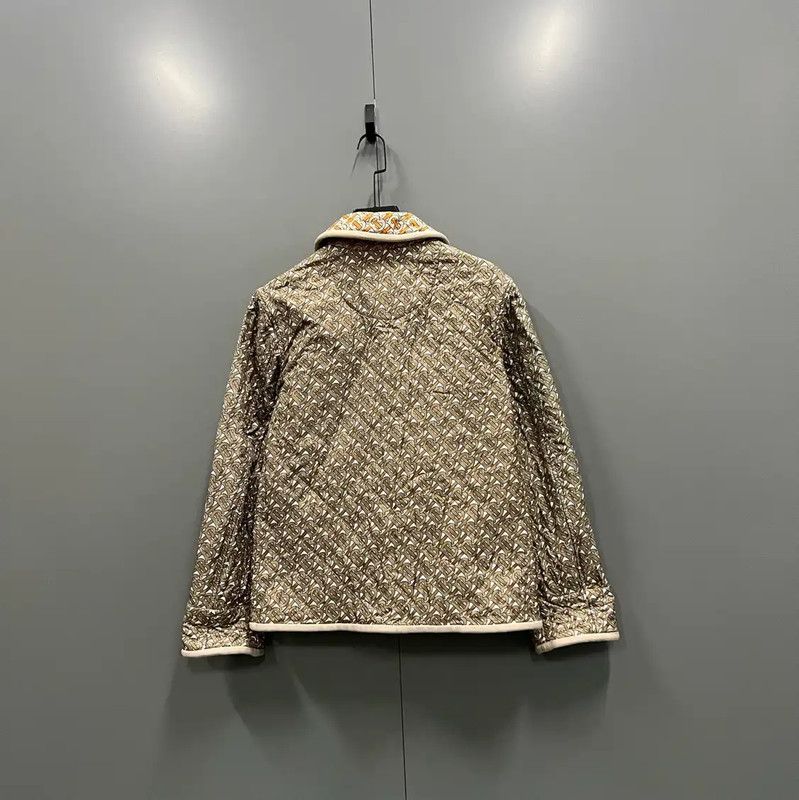 Burberry Burberry Brown Cotton Logo Men’s Jacket Size US M / EU 48-50 / 2 - 2 Thumbnail