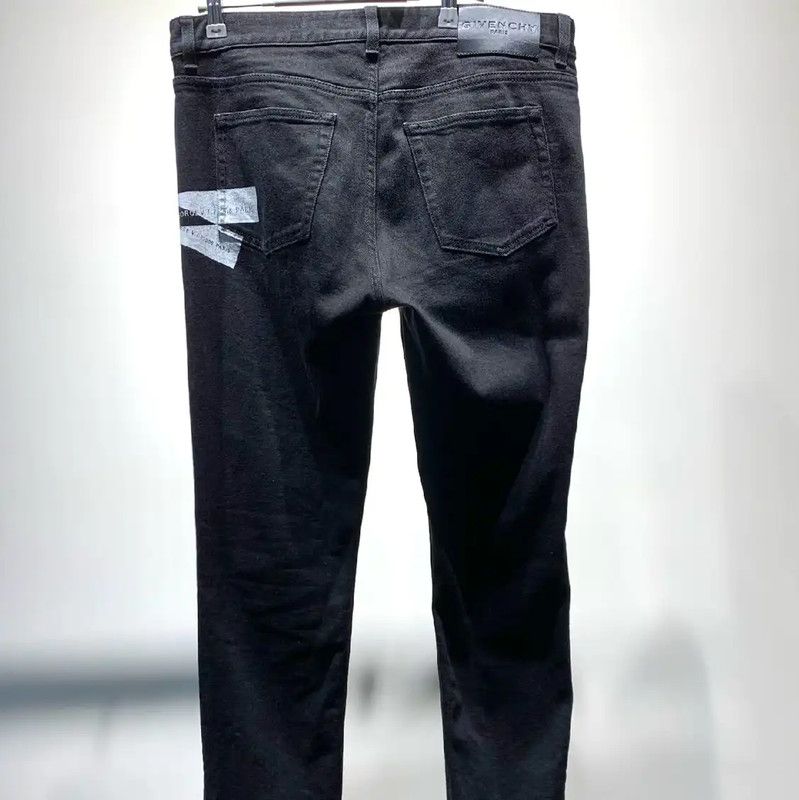 Givenchy Givenchy Black Cotton Casual Pants for Men 0089 Size US 32 / EU 48 - 5 Thumbnail