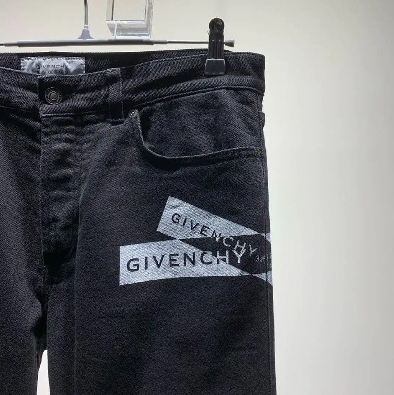 Givenchy Givenchy Black Cotton Casual Pants for Men 0089 Size US 32 / EU 48 - 4 Thumbnail