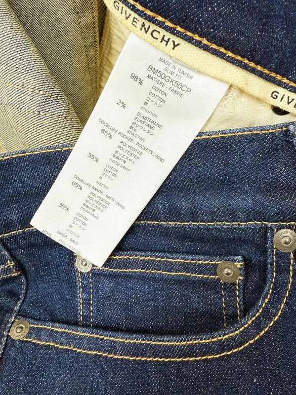 Givenchy Givenchy Men's Casual Denim Pants in Dark Blue 0089 Size US 34 / EU 50 - 9 Thumbnail