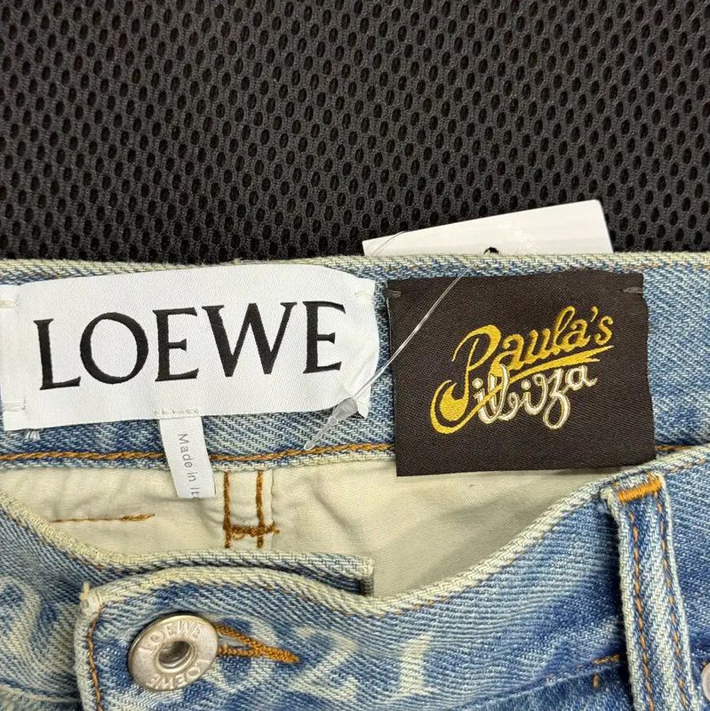 Loewe Loewe Blue Denim Men's Shorts 0089 Size US 30 / EU 46 - 4 Thumbnail