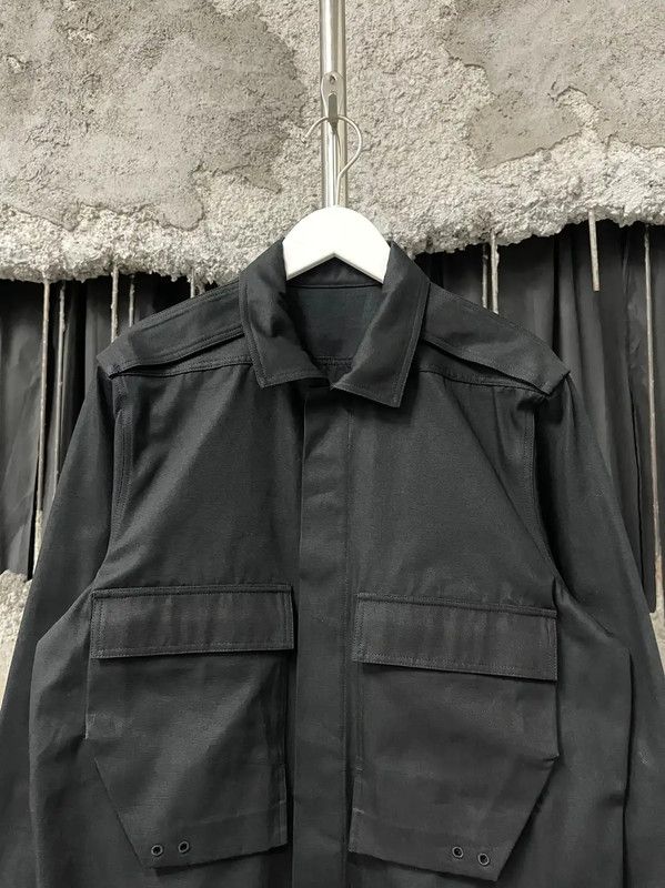 Rick Owens Rick Owens Black Long Sleeve Jacket for Men 0089 Size US M / EU 48-50 / 2 - 3 Thumbnail