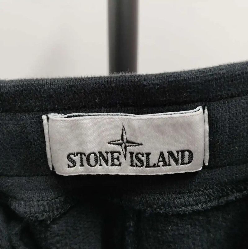 Stone Island Stone Island Men's Black Cotton Casual Pants 0089 Size US 32 / EU 48 - 3 Thumbnail